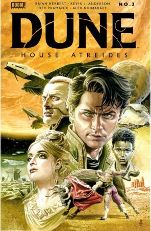 Dune: House Atreides 2B published by Boom! with cover art by J. G. Jones