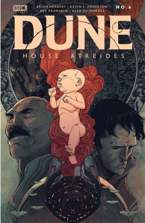 Dune: House Atreides 6A published by Boom! with cover art by Evan Cagle