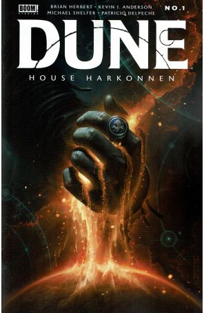 Dune: House Harkonnen 1 published by Boom! with cover art by Raymond Swanland