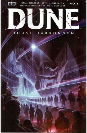 Dune: House Harkonnen 2A published by Boom! with cover art by Raymond Swanland