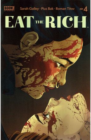 Eat the Rich 4A published by Boom! with cover art by Kevin Tong