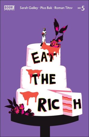 Eat the Rich 5B published by Boom! with cover art by Becca Carey