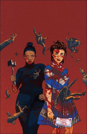 Eat the Rich 5C published by Boom! with cover art by Kevin Tong