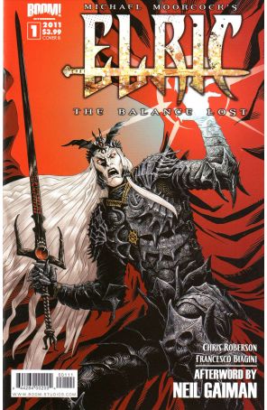 Elric: The Balance Lost 1B published by Boom! with cover art by Francesco Biagini