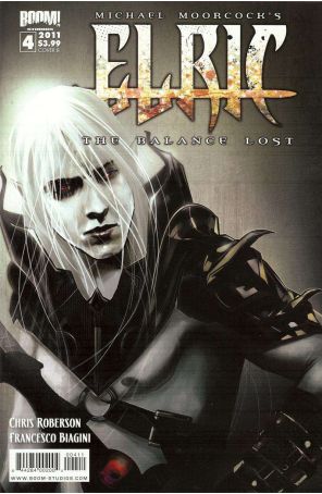 Elric: The Balance Lost 4B published by Boom! with cover art by Francesco Biagini