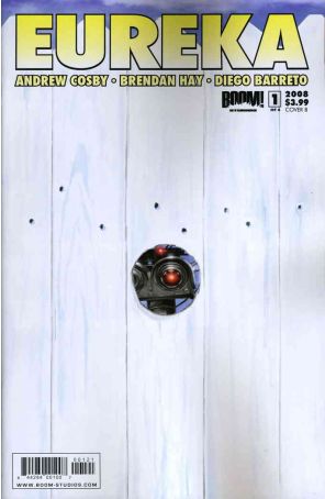 Eureka (Boom!) 1B published by Boom! with cover art by J.K. Woodward
