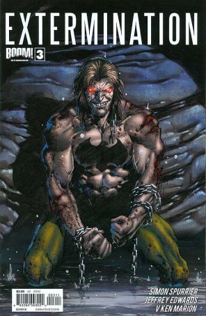 Extermination 3B published by Boom! with cover art by Trevor Hairsine