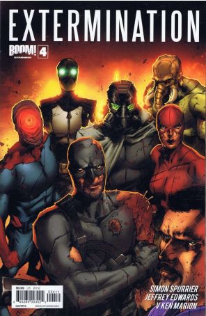 Extermination 4B published by Boom! with cover art by Trevor Hairsine