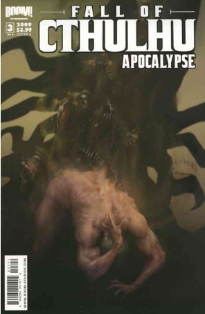 Fall of Cthulhu: Apocalypse 3A published by Boom! with cover art by Pablo E. Quiligotti