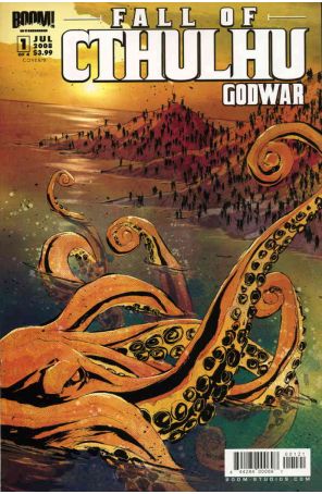 Fall of Cthulhu: Godwar 1B published by Boom! with cover art by Kody Chamberlain