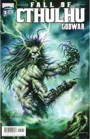 Fall of Cthulhu: Godwar 2B published by Boom! with cover art by Nick Percival