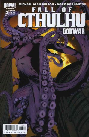 Fall of Cthulhu: Godwar 3B published by Boom! with cover art by J.K. Woodward