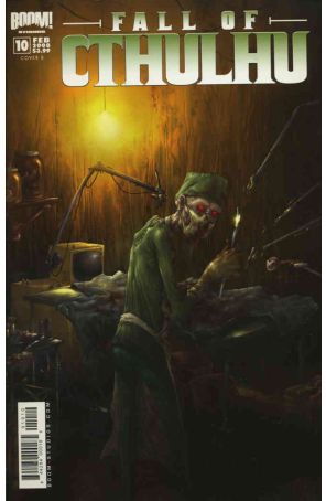 Fall of Cthulhu 10B published by Boom! with cover art by Pablo E. Quiligotti