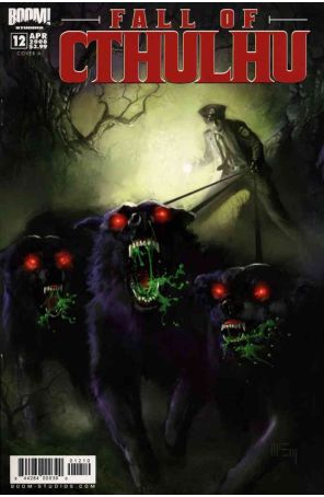 Fall of Cthulhu 12A published by Boom! with cover art by Patrick McEvoy