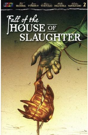 Fall of the House of Slaughter 2A published by Boom! with cover art by Sam Wolfe Connelly