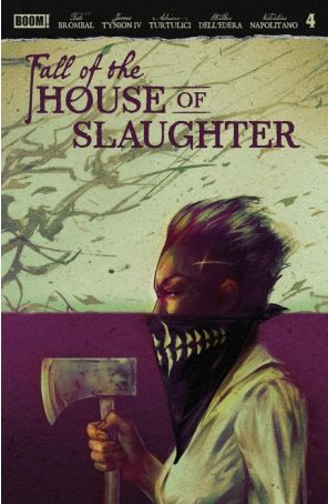 Fall of the House of Slaughter 4A published by Boom! with cover art by Sam Wolfe Connelly