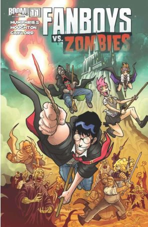 Fanboys Vs. Zombies 11A published by Boom! with cover art by Dominike Stanton