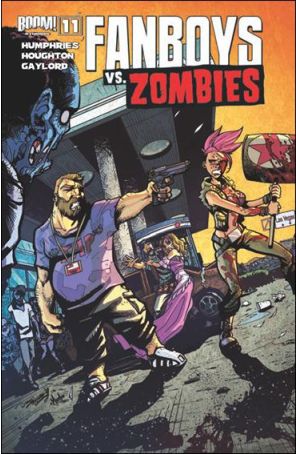 Fanboys Vs. Zombies 11B published by Boom! with cover art by Dominike Stanton