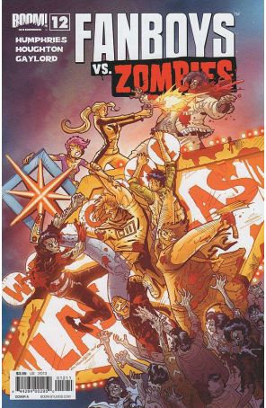 Fanboys Vs. Zombies 12A published by Boom! with cover art by Dominike Stanton