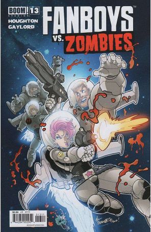 Fanboys Vs. Zombies 13 published by Boom! with cover art by Jerry Gaylord