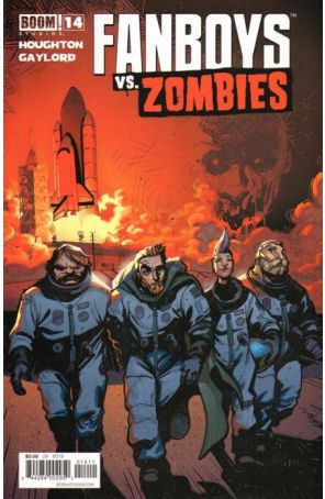 Fanboys Vs. Zombies 14 published by Boom! with cover art by Dominike "domo" Stanton