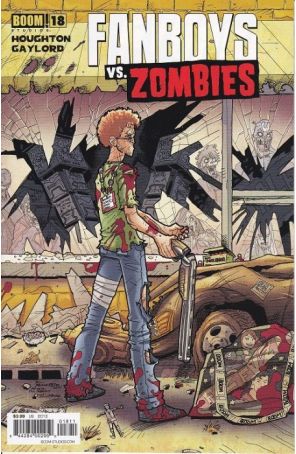 Fanboys Vs. Zombies 18 published by Boom! with cover art by Jerry Gaylord