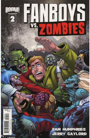 Fanboys Vs. Zombies 2 (2nd) published by Boom! with cover art by Josh Covey