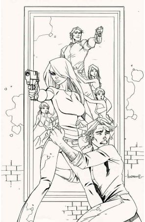 Fanboys Vs. Zombies 2D published by Boom! with cover art by Alé Garza