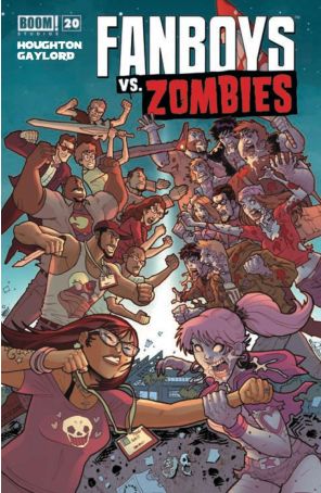 Fanboys Vs. Zombies 20 published by Boom! with cover art by Jerry Gaylord