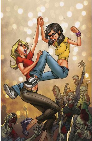 Fanboys Vs. Zombies 3C published by Boom! with cover art by Alé Garza