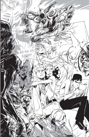 Fanboys Vs. Zombies 4D published by Boom! with cover art by Alé Garza