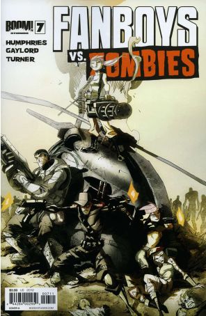 Fanboys Vs. Zombies 7A published by Boom! with cover art by Khary Randolph