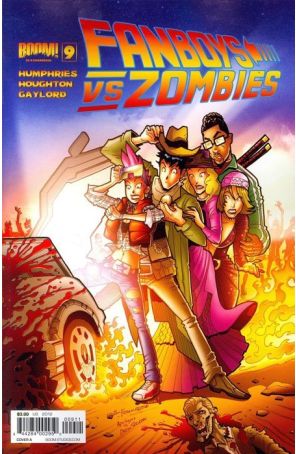 Fanboys Vs. Zombies 9A published by Boom! with cover art by Jerry Gaylord