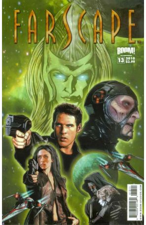Farscape (2nd Series) 13 published by Boom! with cover art by Joe Corroney