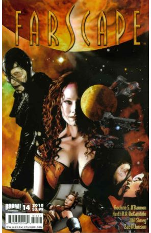 Farscape (2nd Series) 14 published by Boom! with cover art by Joe Corroney