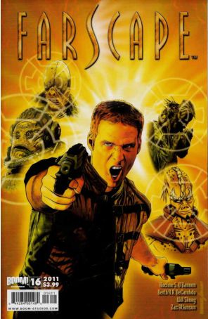 Farscape (2nd Series) 16 published by Boom! with cover art by Joe Corroney