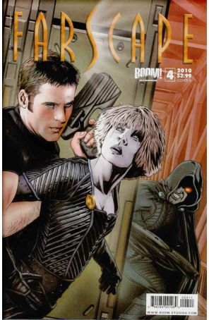 Farscape (2nd Series) 4A published by Boom! with cover art by Joe Corroney