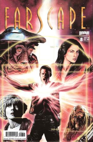 Farscape (2nd Series) 8A published by Boom! with cover art by Joe Corroney