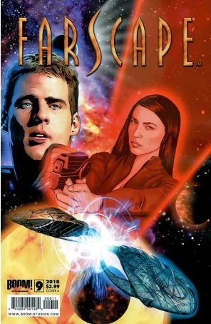 Farscape (2nd Series) 9A published by Boom! with cover art by Joe Corroney