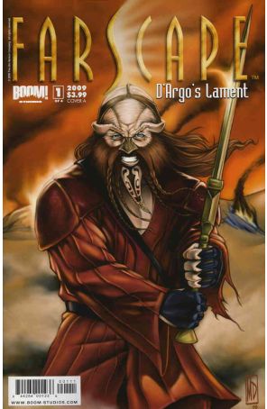 Farscape: D'Argo's Lament 1A published by Boom! with cover art by Micheael Dipascale