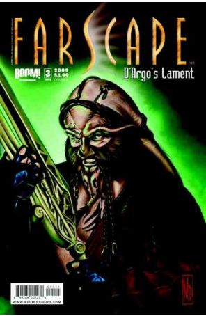 Farscape: D'Argo's Lament 3A published by Boom! with cover art by Michael DiPascale