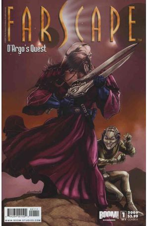 Farscape: D'Argo's Quest 1A published by Boom! with cover art by Caleb Cleveland