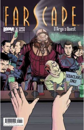 Farscape: D'Argo's Quest 1B published by Boom! with cover art by Will Sliney