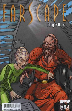 Farscape: D'Argo's Quest 3A published by Boom! with cover art by Chad Hardin