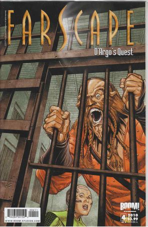 Farscape: D'Argo's Quest 4A published by Boom! with cover art by Chad Hardin