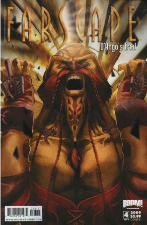 Farscape: D'Argo's Trial 4B published by Boom! with cover art by Caleb Cleveland