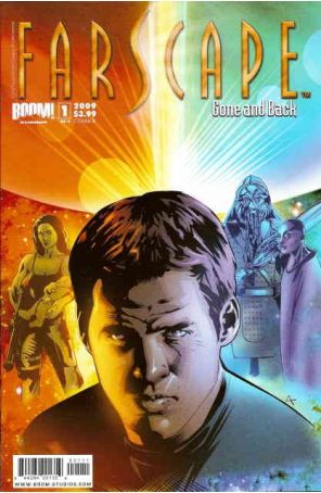 Farscape: Gone and Back 1B published by Boom! with cover art by Dennis Calero
