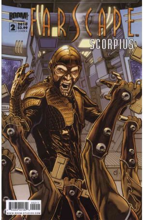 Farscape: Scorpius 2A published by Boom! with cover art by Chad Hardin