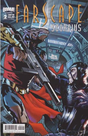 Farscape: Scorpius 2B published by Boom! with cover art by Chad Hardin