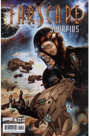 Farscape: Scorpius 4 published by Boom! with cover art by Chad Hardin